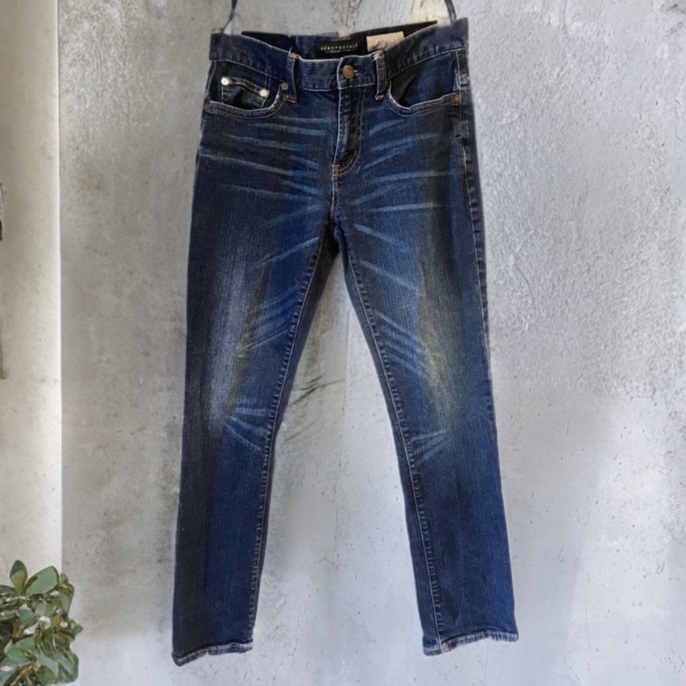 Aeropostale Skinny Dark Wash Jeans 27/28
